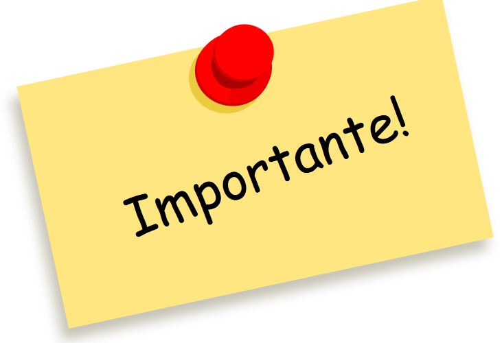 COMUNICADO IMPORTANTE